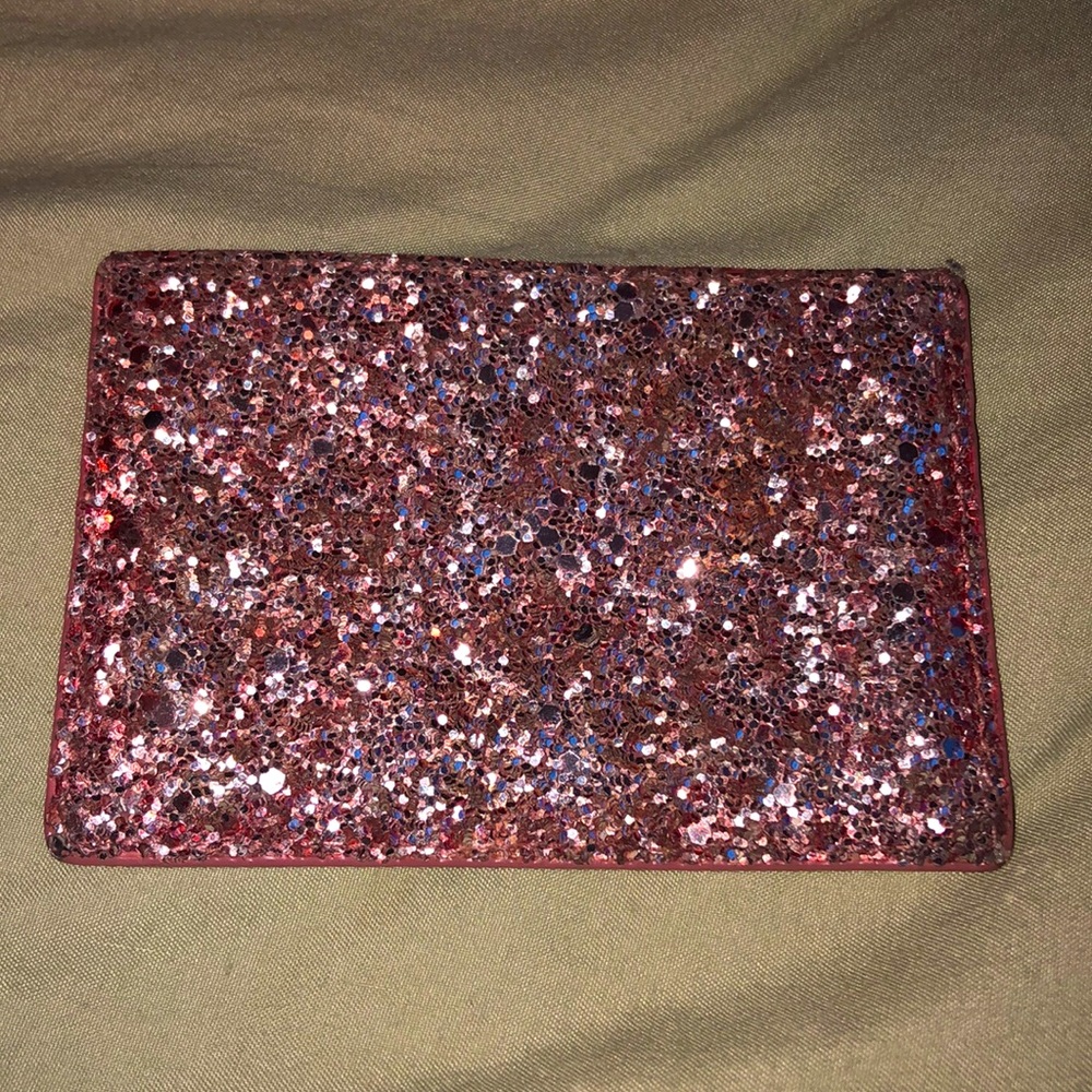 KATE SPADE WALLET (Dusty Peony Glitter) - Picture 1 of 4